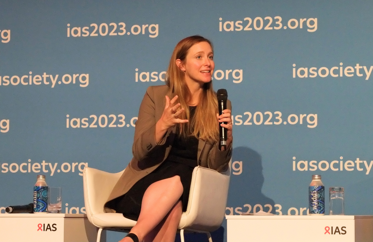 Dr Carrie Lyons at IAS 2023. Photo by Roger Pebody.