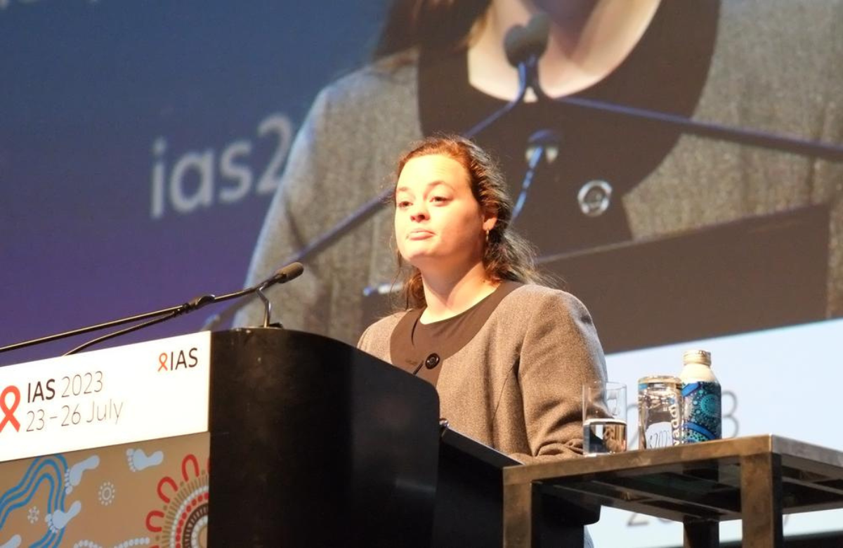  Доктор Габриела Кромхаут на Конференции IAS 2023. Фотограф Роджер Пибоди