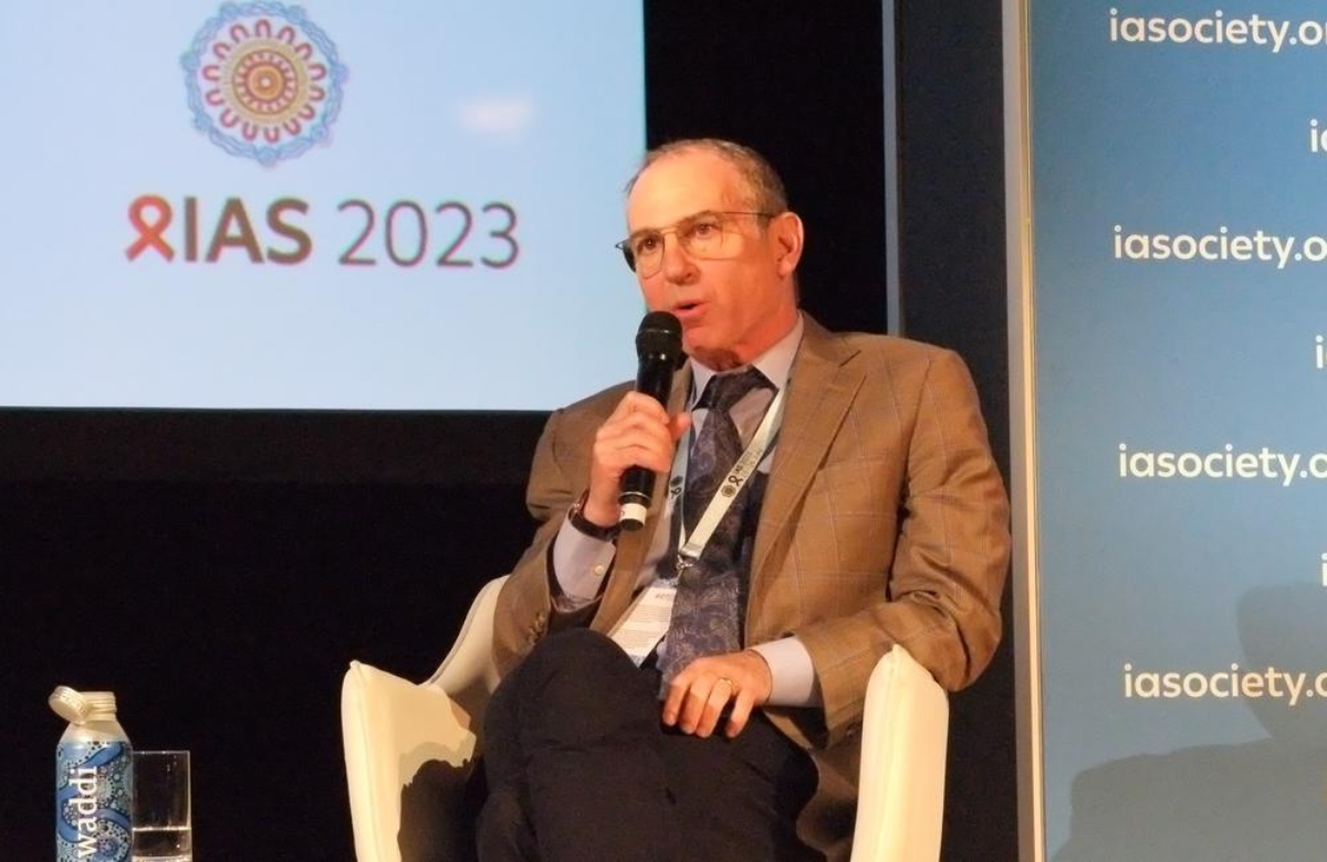 O Professor Steven Grinspoon na IAS 2023. Foto de Roger Pebody.