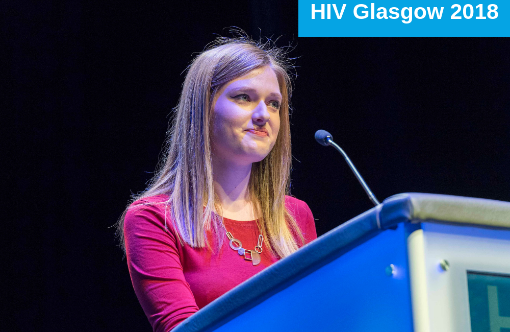 Victoria Pilkington at HIV Glasgow 2018. Image credit: HIV Glasgow