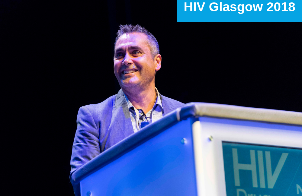 Zvi Cohen at HIV Glasgow 2018. Image credit: HIV Glasgow