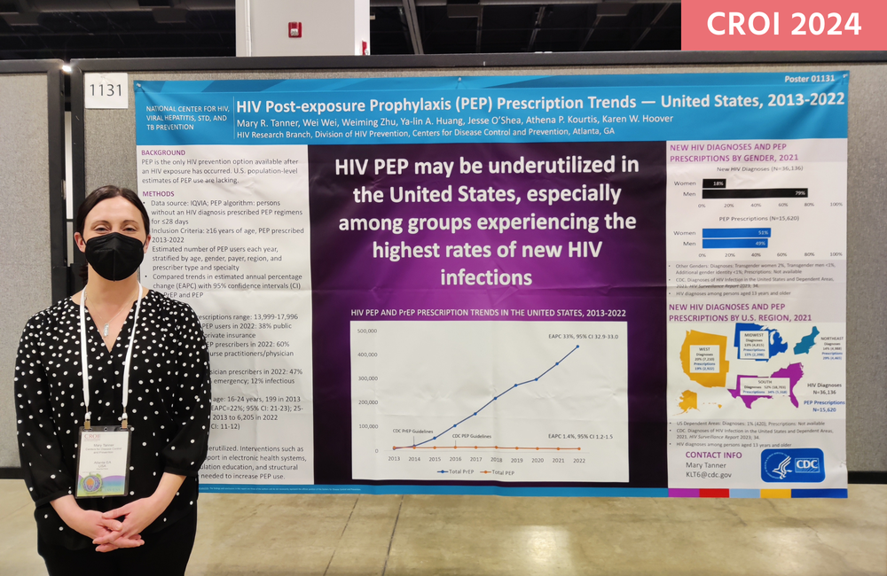 Dr Mary Tanner at CROI 2024. Photo by Roger Pebody.