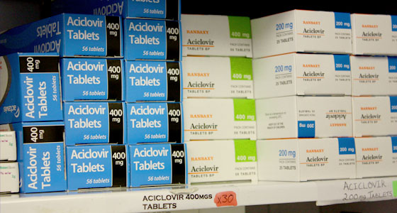Aciclovir apresentacao