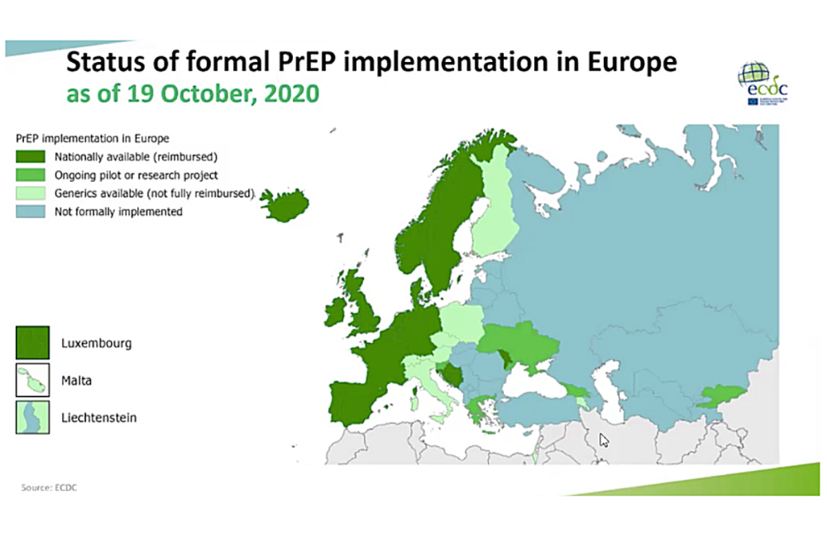 Slide from the EACS Standard of Care meeting online workshop.