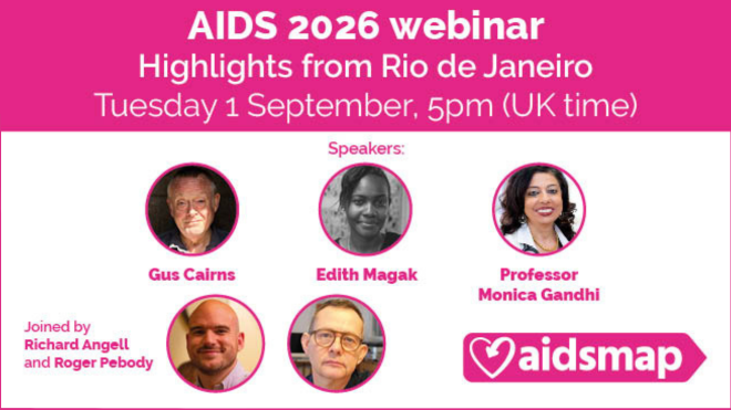 AIDS 2026 webinar - highlights from Rio de Janeiro.