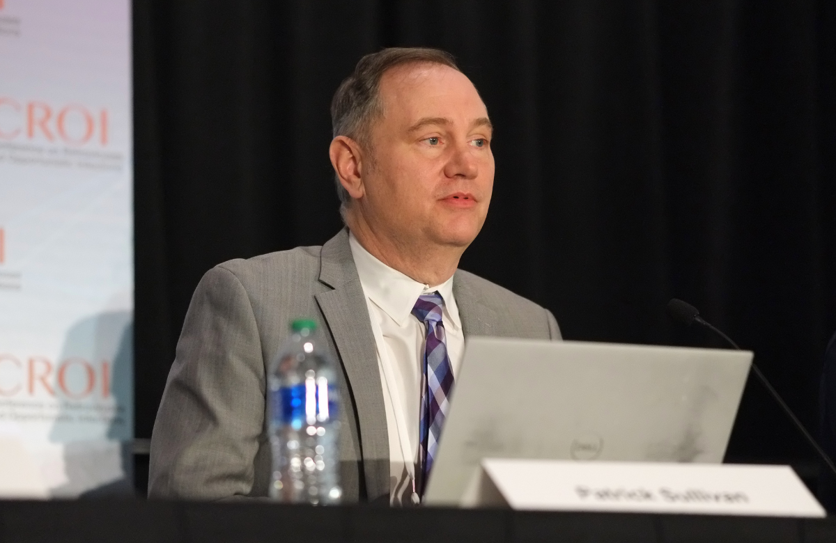 Dr Patrick Sullivan at CROI 2024. Photo by Roger Pebody. 