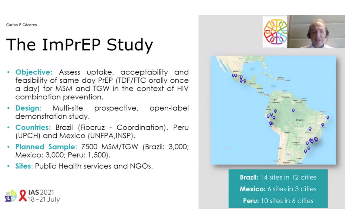 Slide from Professor Carlos Cáceres's presentation to IAS 2021.