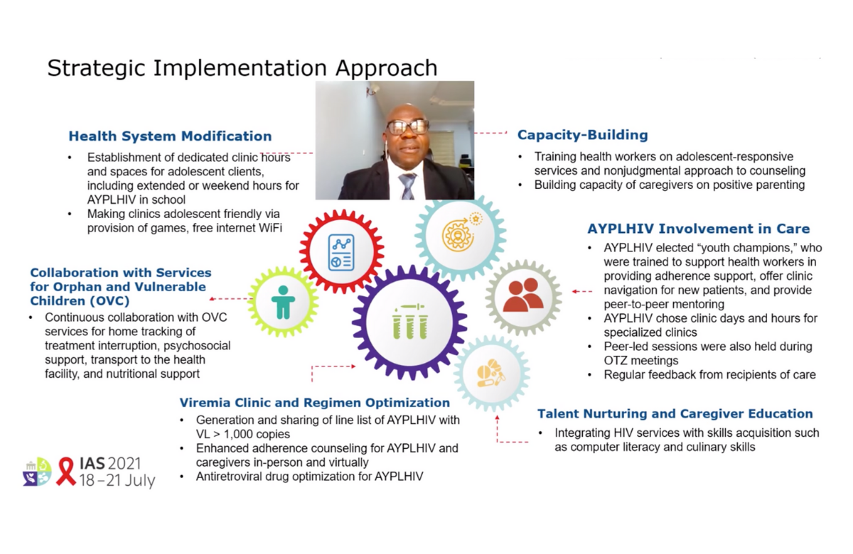 Slide from Dr Franklin Emerenini's presentation on the Nigerian study at IAS 2021. 