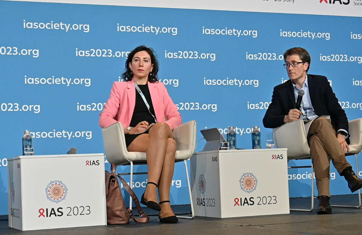 Ana Hoxha en la IAS 2023. Foto: Beau Newham.