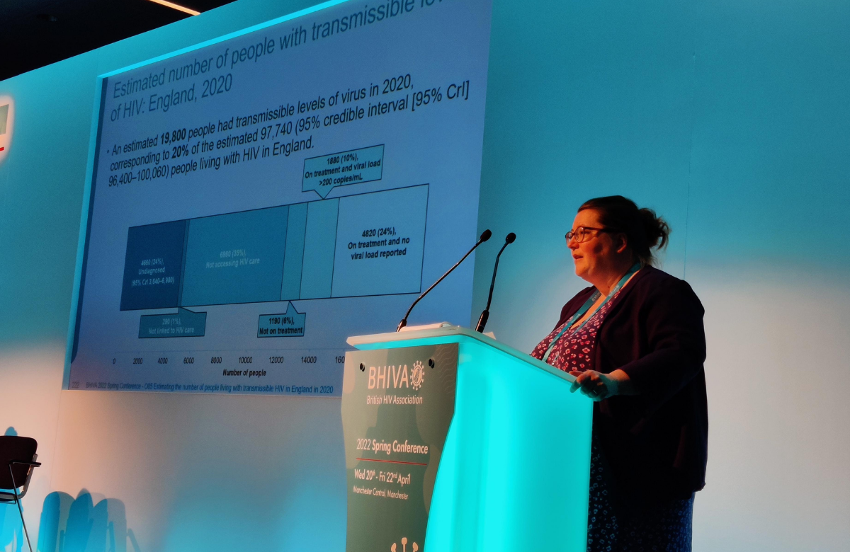 Dr Alison Brown at BHIVA 2022. Image by Roger Pebody.