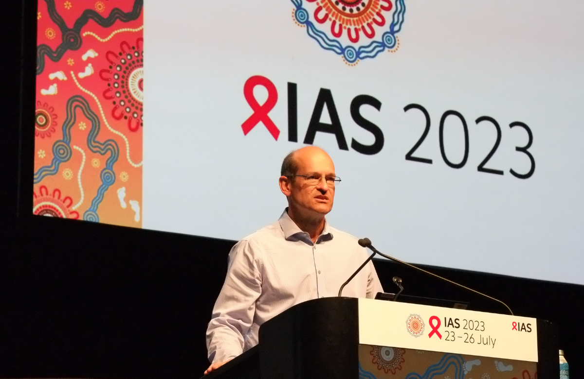 Professeur Francois Venter à IAS 2023. Photo de Roger Pebody.