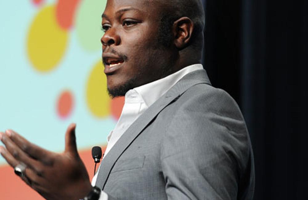 Joel Nana. ©IAS/IAS/Steve Forrest/Workers' Photos
