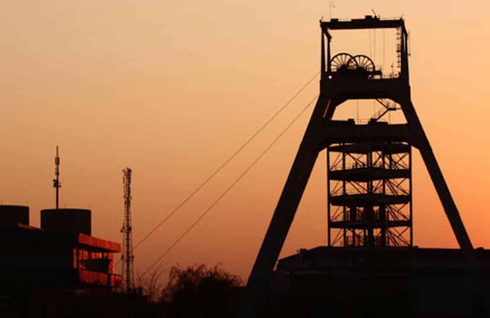 Gold mine in Johannesburg, South Africa.