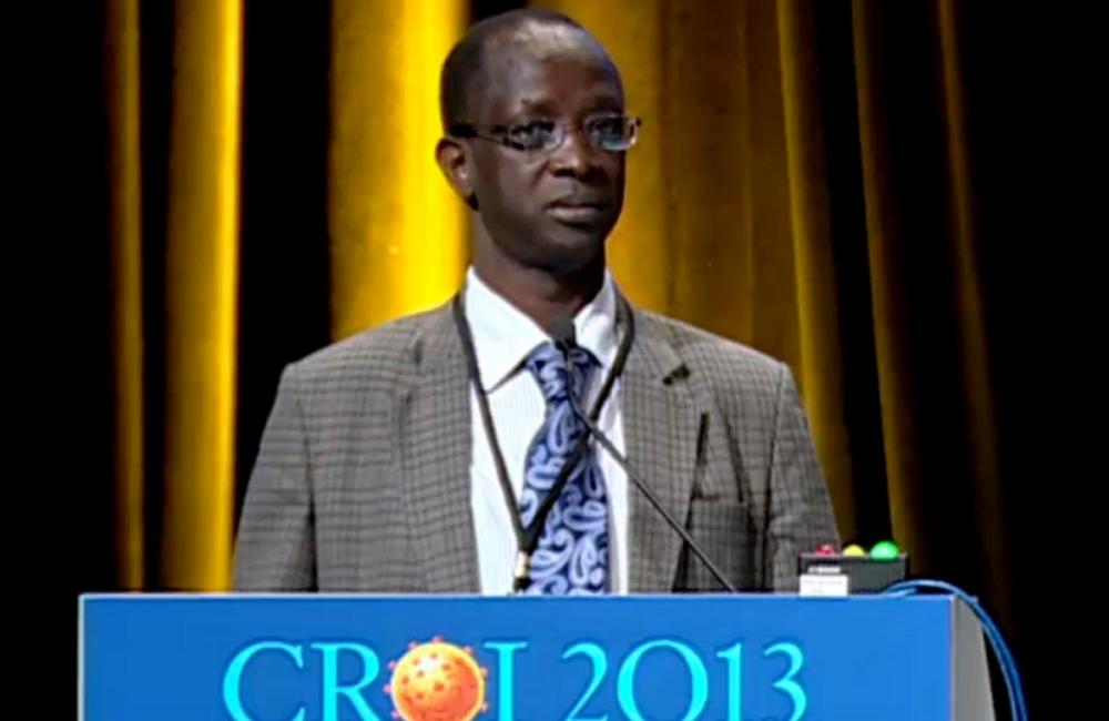 Dr Frederick Sawe of the Kenya Medical Research Institute presenting at CROI 2013.