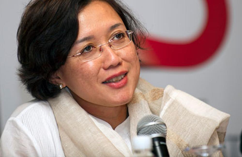 Adeeba Kamarulzaman of the University of Malaya speaking at IAS. Photo ©International AIDS Society/Marcus Rose/Workers' Photos
