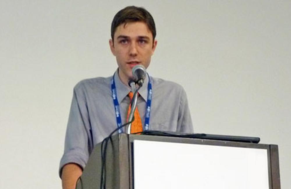 Eric Ross, from Massachusetts General Hospital in Boston, speaking at the ID Week Conference.