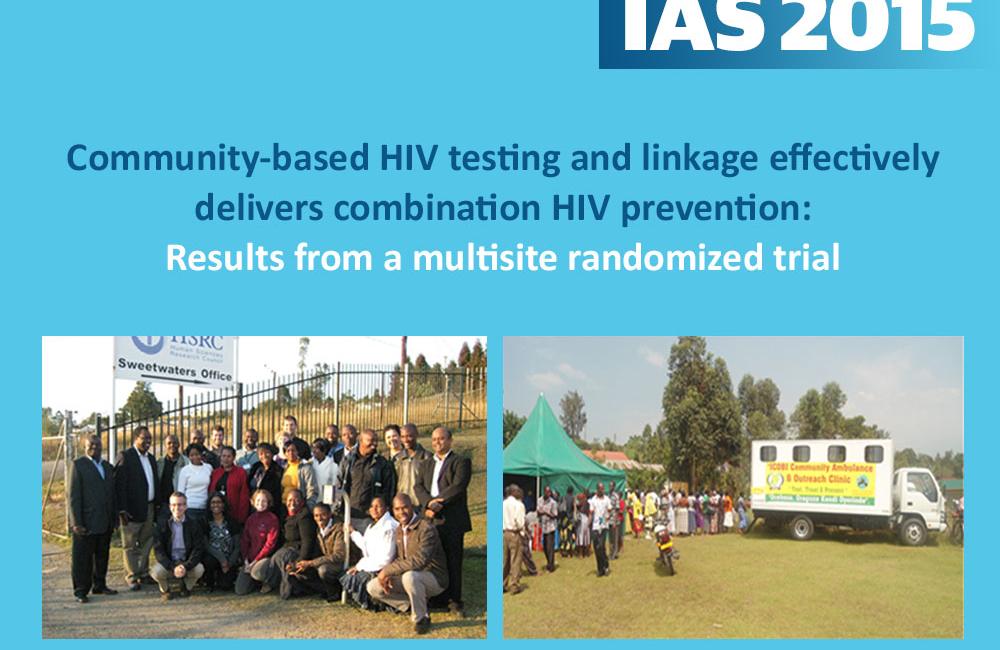 Image from presentation by Dr Ruanne Barnabas, at IAS 2015.