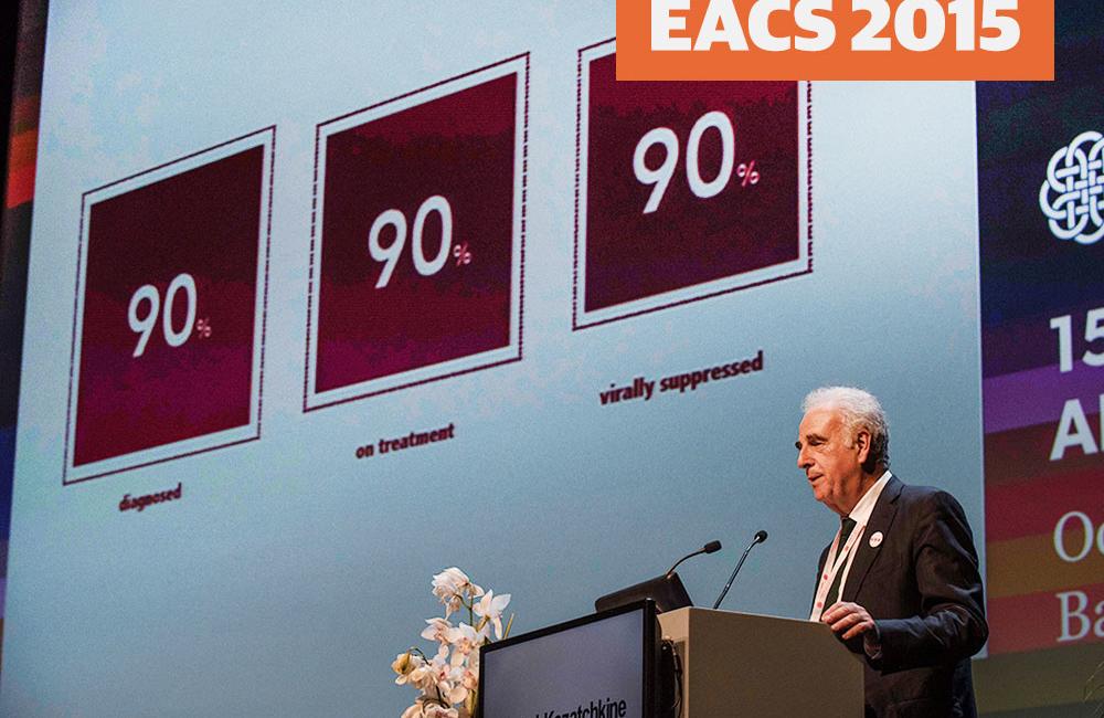Michel Kazatchkine presenting at EACS 2015. Image credit: mtvisuals.com