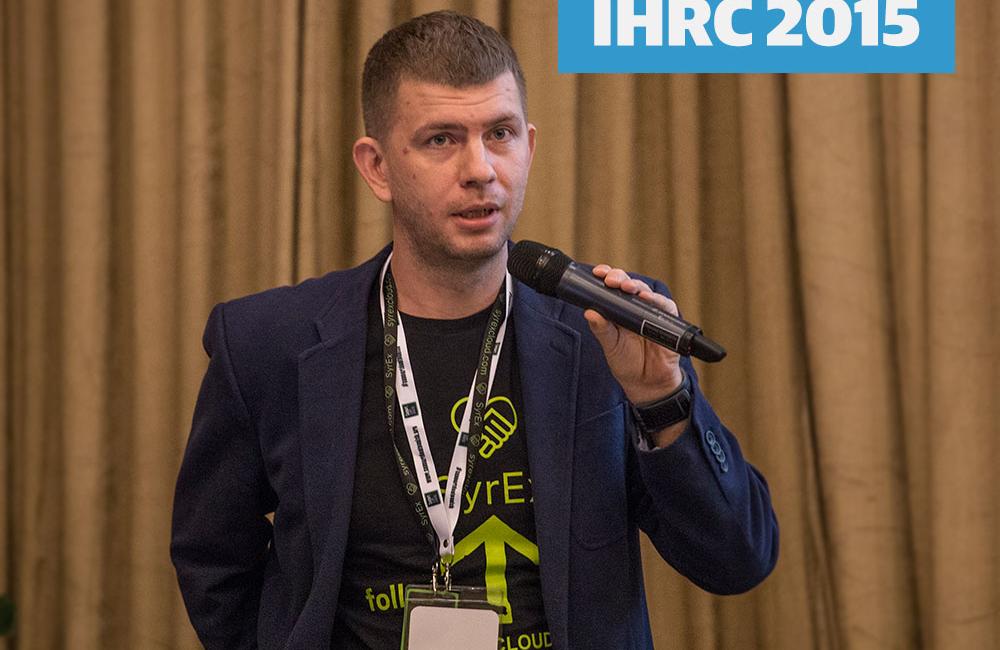 Pavlo Smyrnov at IHRC 2015. Photograph © 2015 Ahmad Yusni/Harm Reduction International.