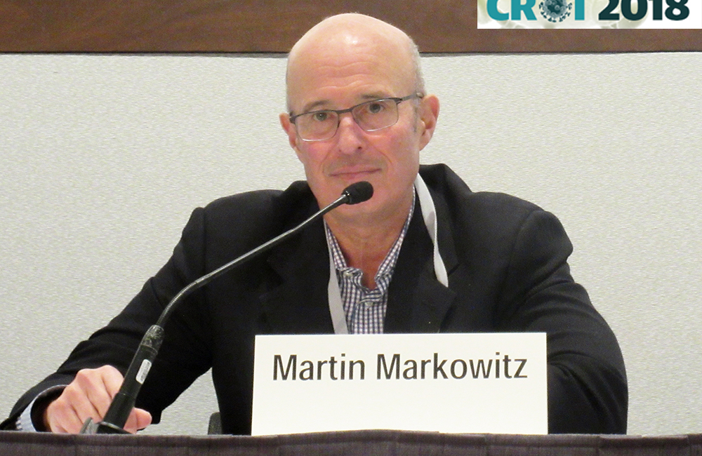 Martin Markowitz at CROI 2018. Photo by Liz Highleyman.