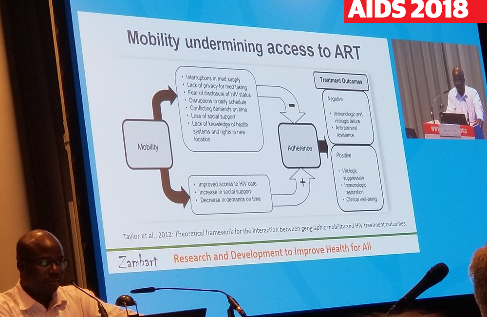 Bwalya Chiti at AIDS 2018. Image credit: @HIVptn