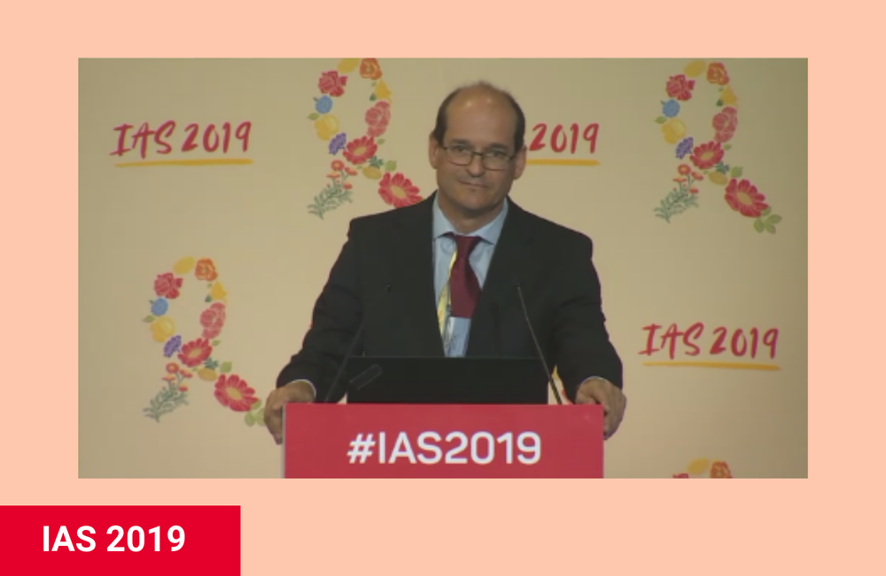 Image from the livestream of Francois Venter at IAS 2019.