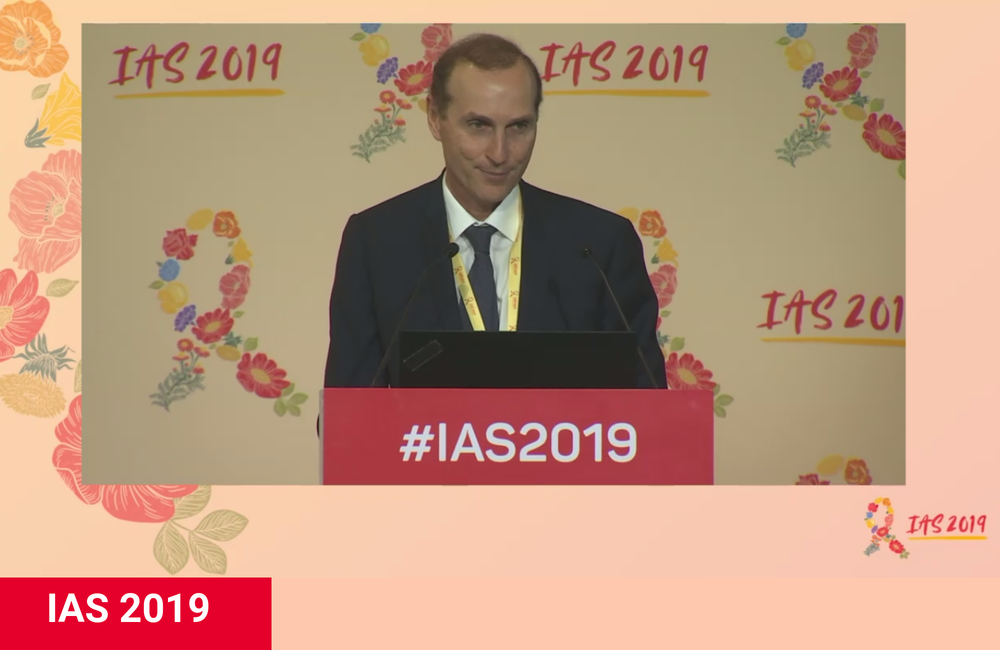 Image from the livestream of Jean-Michel Molina at IAS 2019.