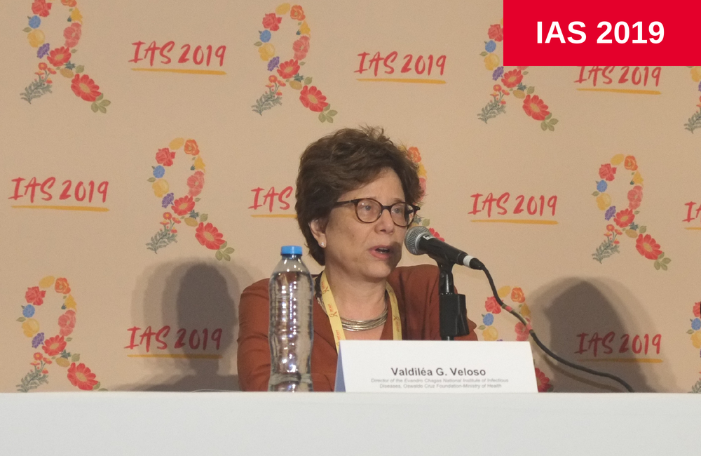 Valdiléa Veloso of ImPrEP at IAS 2019. Photo by Roger Pebody.