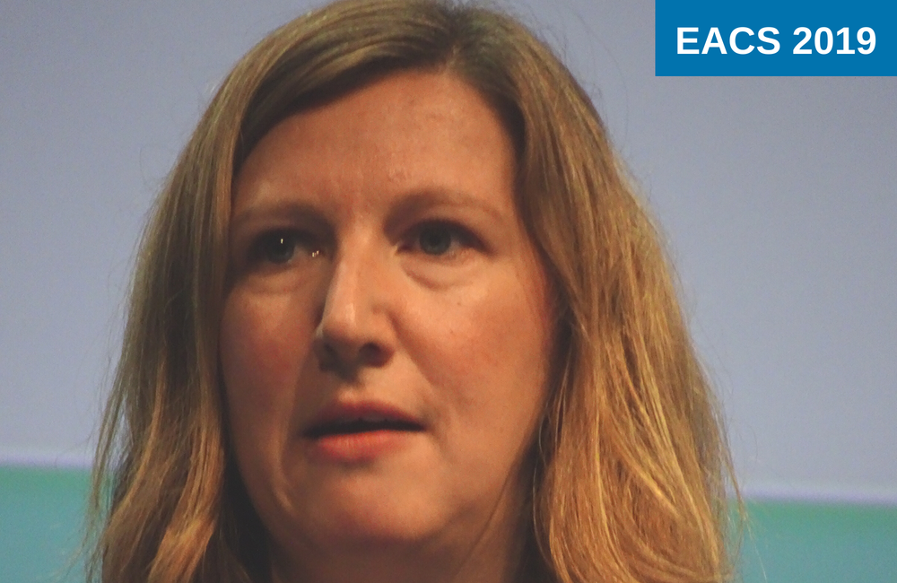 Katie Conway of Kent Community Health at EACS 2019. Image: Gus Cairns