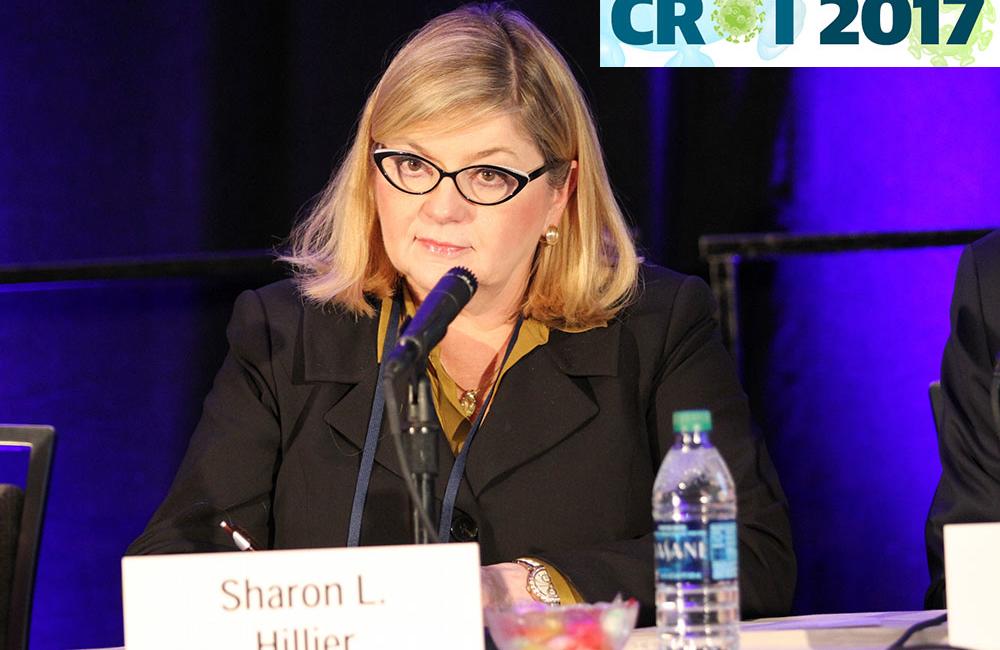 Sharon Hillier at CROI 2017. Photo credit: Robb Cohen Photography & Video