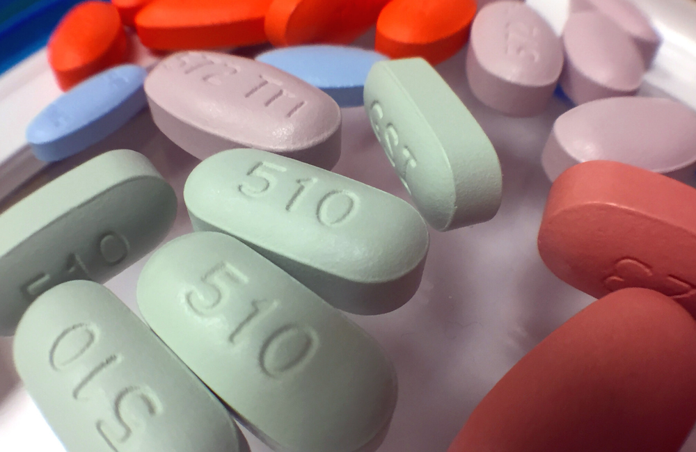 Antiretroviral drugs to treat HIV infection. Image by NIAID. Creative Commons licence.
