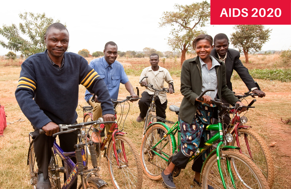 Image: Community health workers riding to visit patients in need. Baylor College of Medicine Children's Foundation–Malawi / Chris Cox. Creative Commons licence.