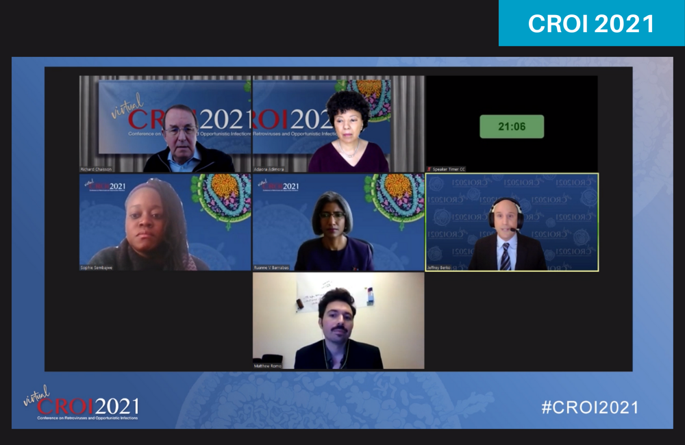 Jeff Berko (right) presenting to CROI 2021. Jeff Berko (right) presenting to CROI 2021.