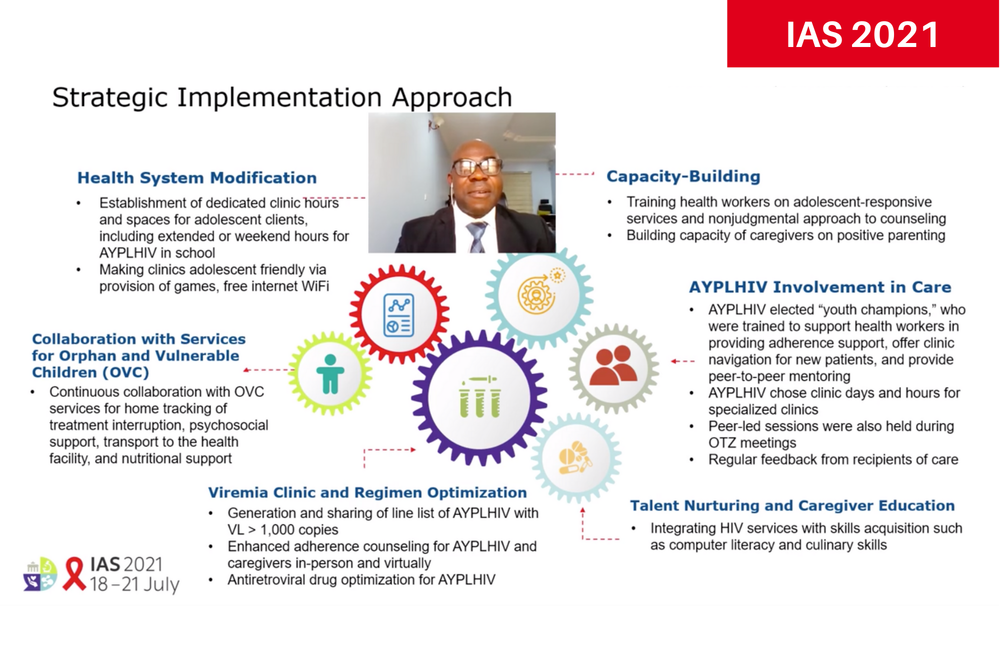 Slide from Dr Franklin Emerenini's presentation on the Nigerian study at IAS 2021.