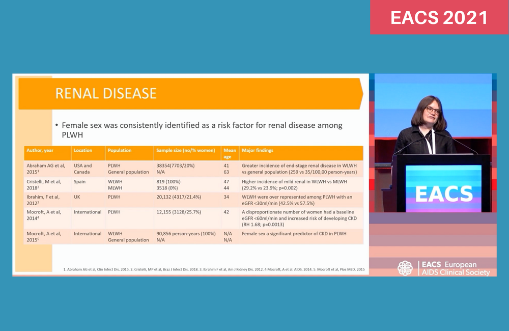 Dr Sonia Raffe presenting to EACS 2021.