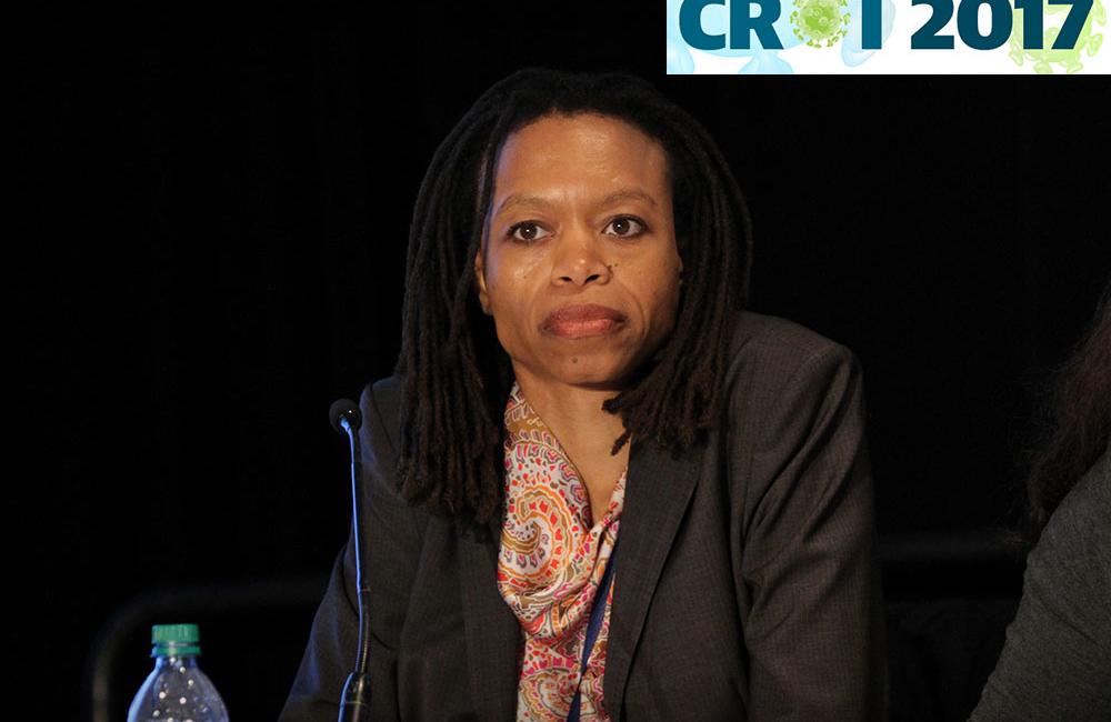 Pamela Collins at CROI 2017. Photo credit: Robb Cohen Photography & Video