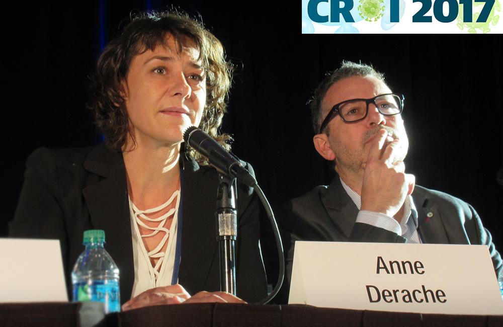 Anne Derache at CROI 2017. Photo by Liz Highleyman, hivandhepatitis.com