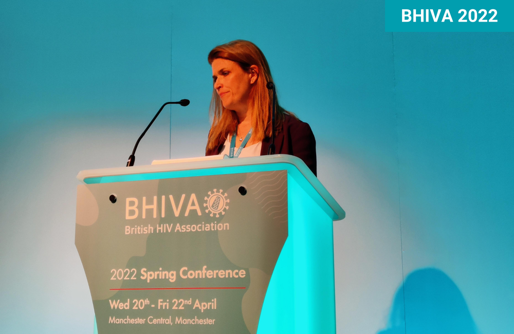 Dr Kate Childs at BHIVA 2022. Image by Roger Pebody. Dr Kate Childs at BHIVA 2022. Image by Roger Pebody.