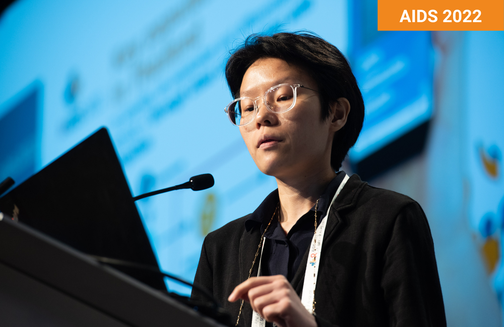 Dr Narukjaporn Thammajaruk at AIDS 2022. Photo©Marcus Rose/IAS