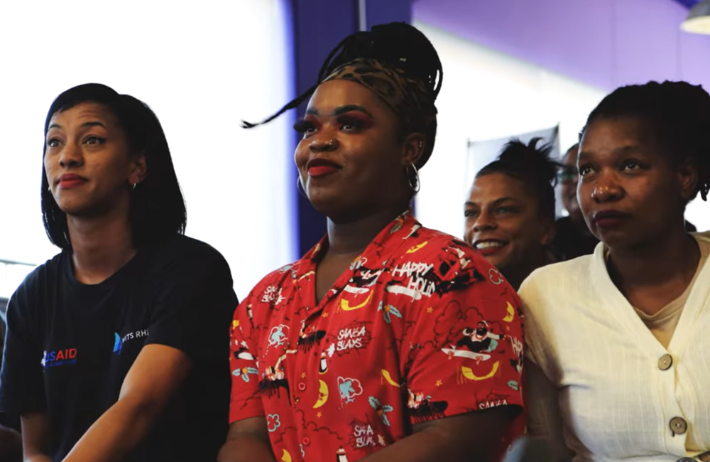 Image taken from a video by Zoey Black about the Wits RHI project on transgender health care in South Africa.