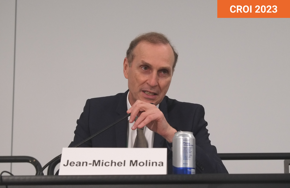 Professor Jean-Michel Molina at CROI 2023.