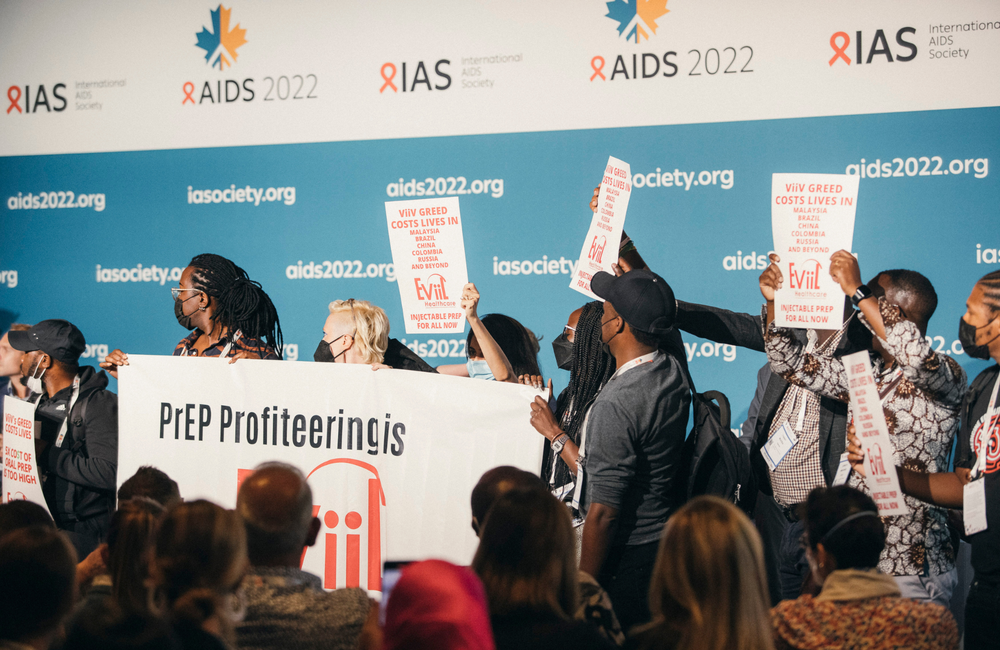 PrEP activists at the AIDS 2022 conference in Montreal. Photo©Jordi Ruiz Cirera/IAS