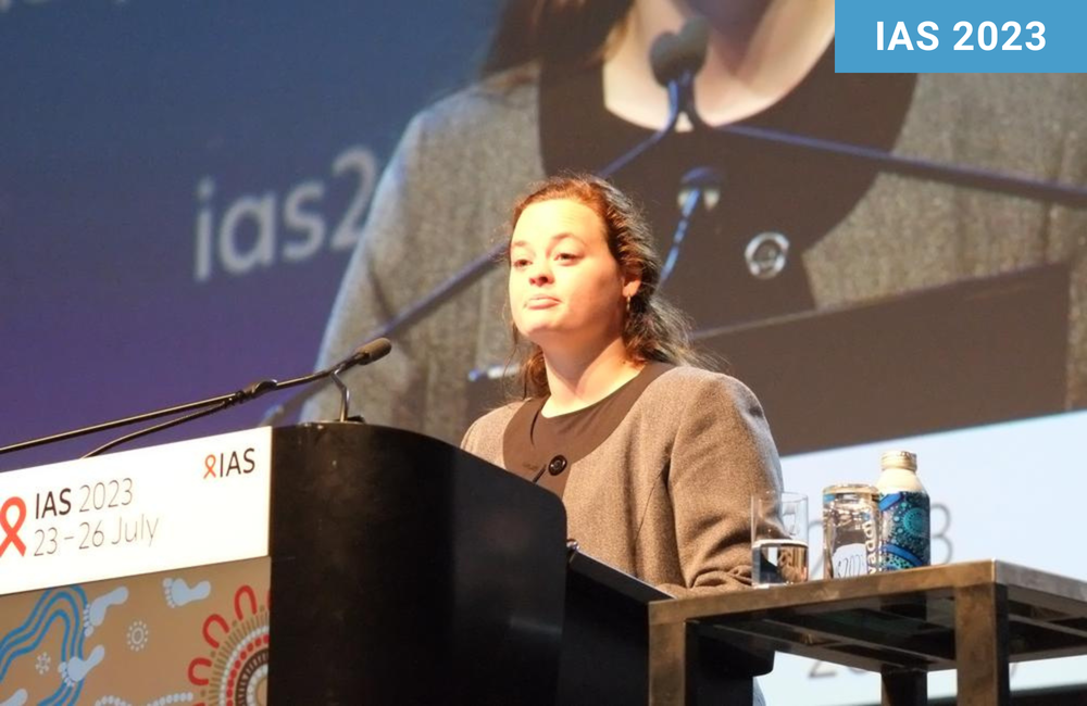 Dr Gabriela Cromhout at IAS 2023. Photo by Roger Pebody. Dr Gabriela Cromhout at IAS 2023.