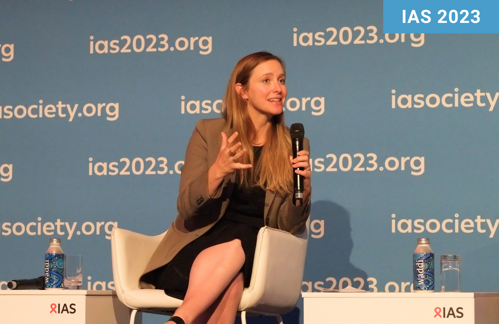 Dr Carrie Lyons at IAS 2023. Photo by Roger Pebody.