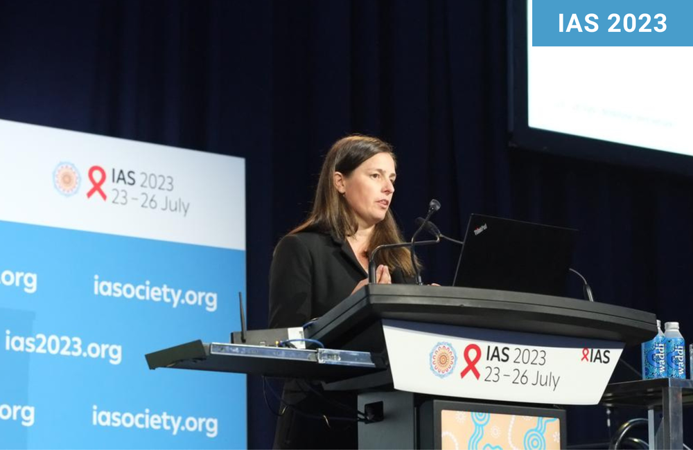 Dr Lara Vojnov at IAS 2023. 