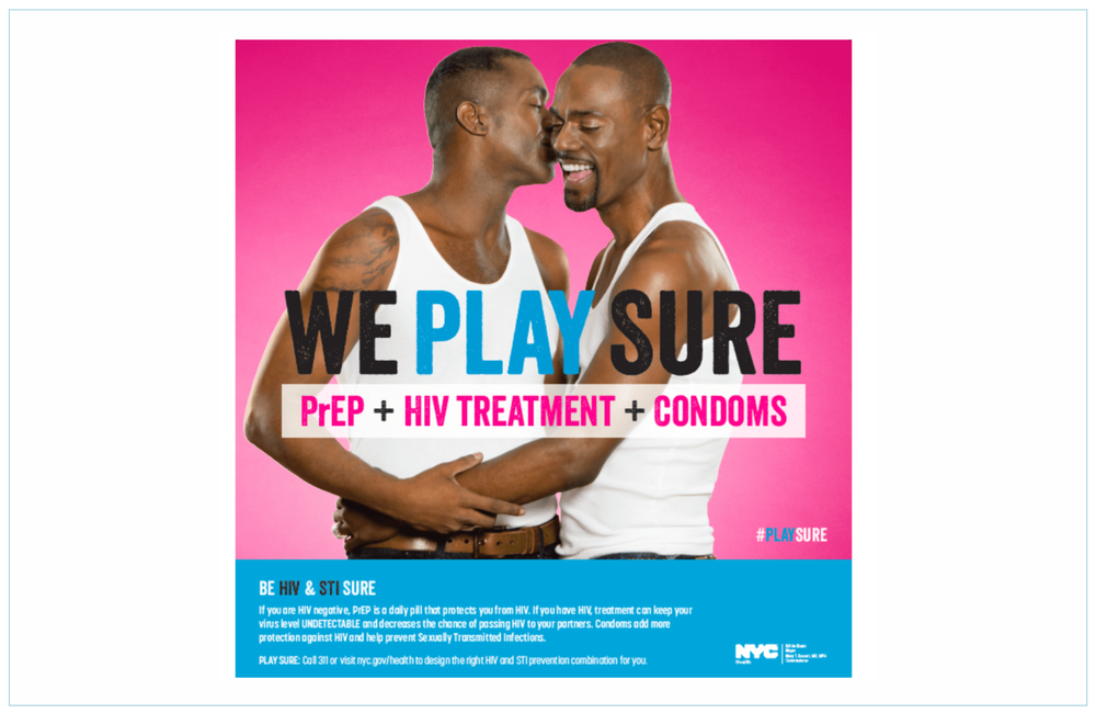 Image from New York City's 'PlaySure' campaign.