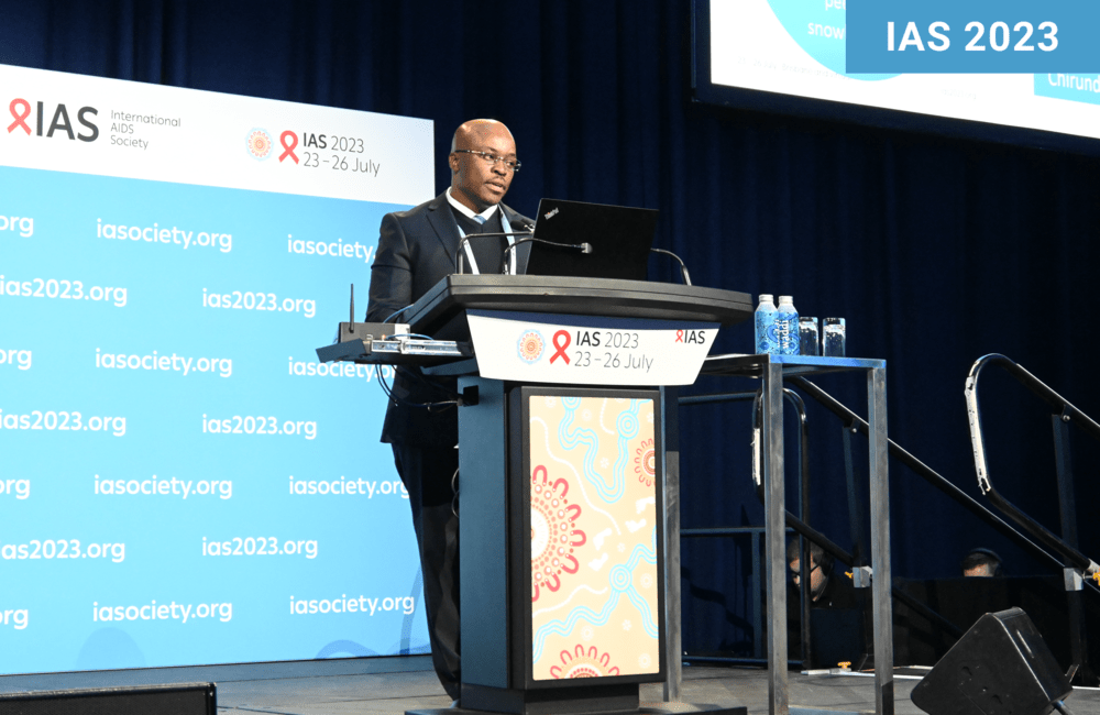Dr Kalasa Mwanda at IAS 2023. Photo by Beau Newham. Dr Kalasa Mwanda at IAS 2023. Photo by Beau Newham.
