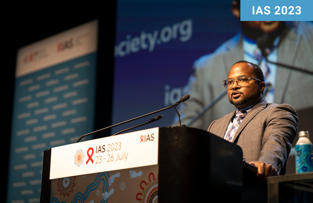 Dr Wilton Williams at IAS 2023. Photo ©Conor Ashleigh/IAS