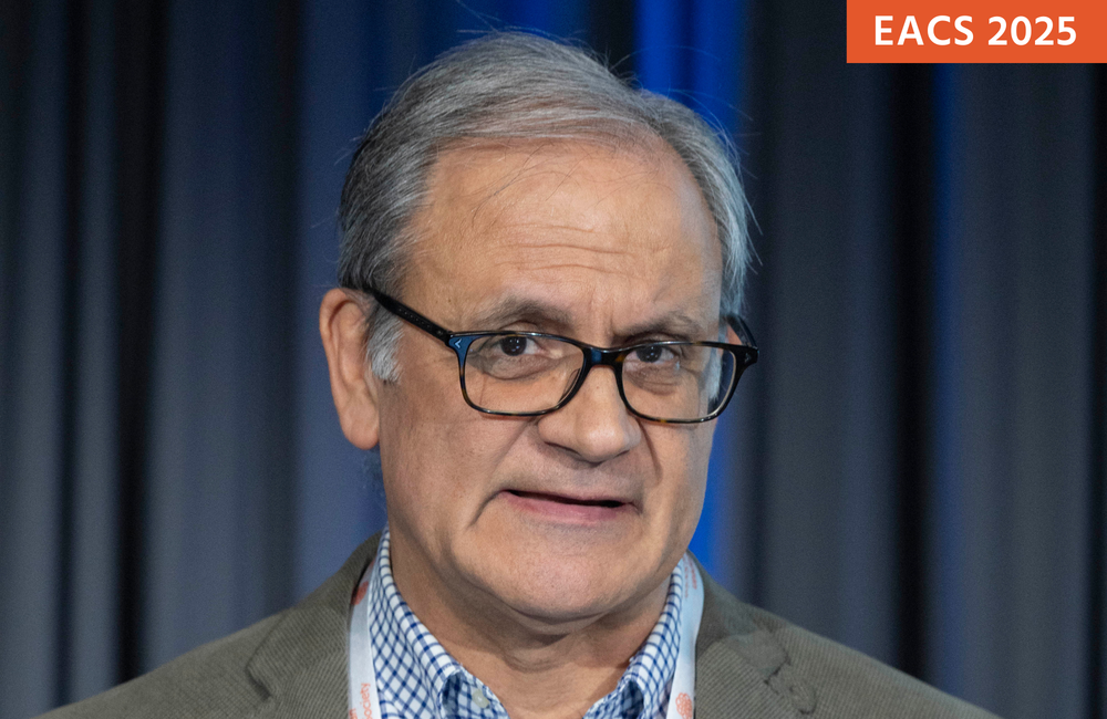 Close-up of Dr Esteban Martinez at EACS 2025. He is looking straight into the camera.